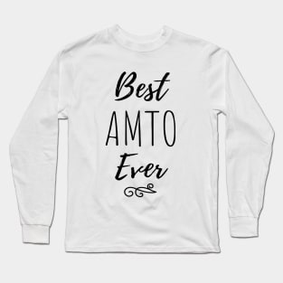 Arabic Best Aunt Amto Ever Long Sleeve T-Shirt